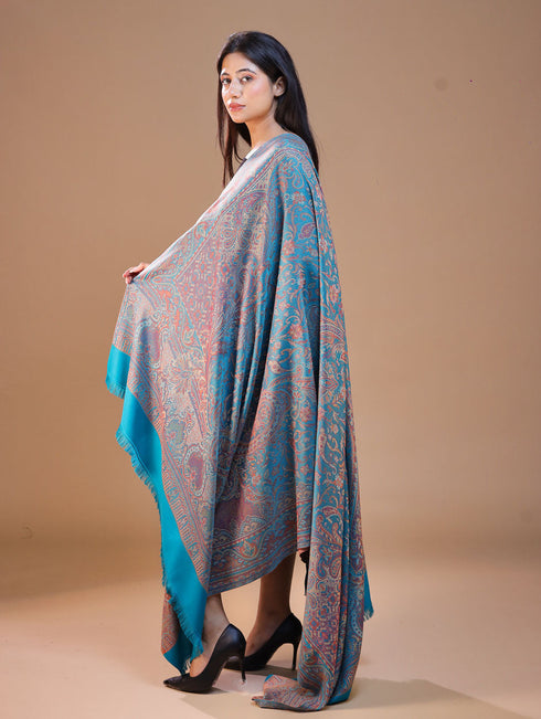 Women's Jamawar Wool Shawl